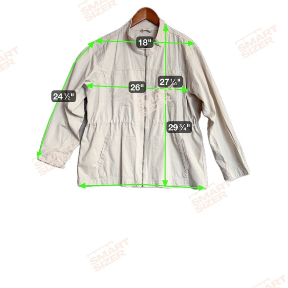 XXL Gap Ivory Comfortable & Stylish Cargo Jacket Lightweight Versatile Warm - Picture 8 of 10
